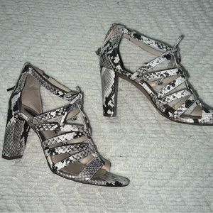 Alfani women’s heels snake print